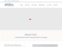 Tablet Screenshot of cellinfotech.com